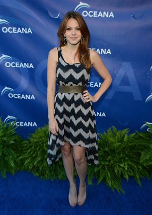 Aimee Teegarden arrives at 2012 Oceana's SeaChange Summer Party on July 29, 2012 in Laguna Beach, California