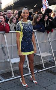 Alesha Dixon - Very short dress at Britains Got Talent auditions in London on February 7 2012