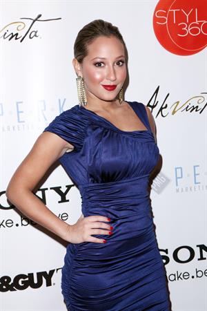 Adrienne Bailon bebe Show at MBFW on February 16, 2010 