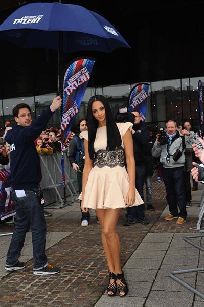 Alesha Dixon - Britains Got Talent Auditions - Cardiff - 29.01.12