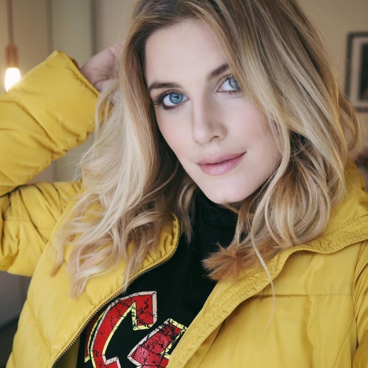 Ashley James taking a selfie
