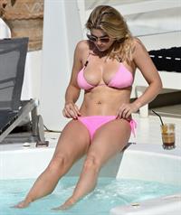 Ashley James in a bikini