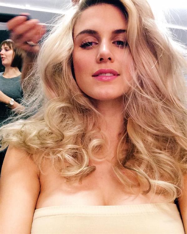 Ashley James taking a selfie