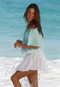 Alessandra Ambrosio at a Victoria's Secret photoshoot on the beach in St. Barts 12/16/12 