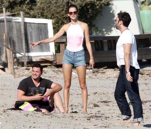 Alessandra Ambrosio at Malibu Beach on May 29, 2011
