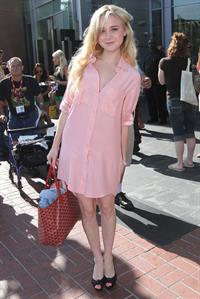Alessandra Torresani outside comic con on July 21, 2011
