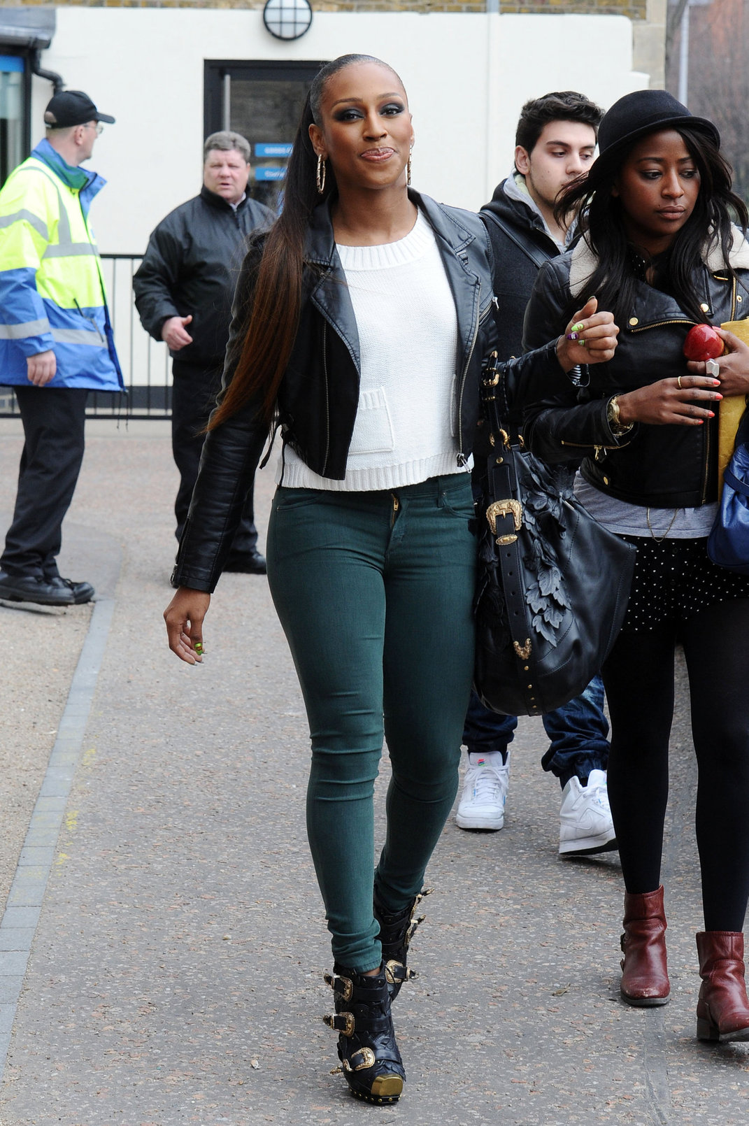 Alexandra Burke out at South Bank in London March 13, 2012 