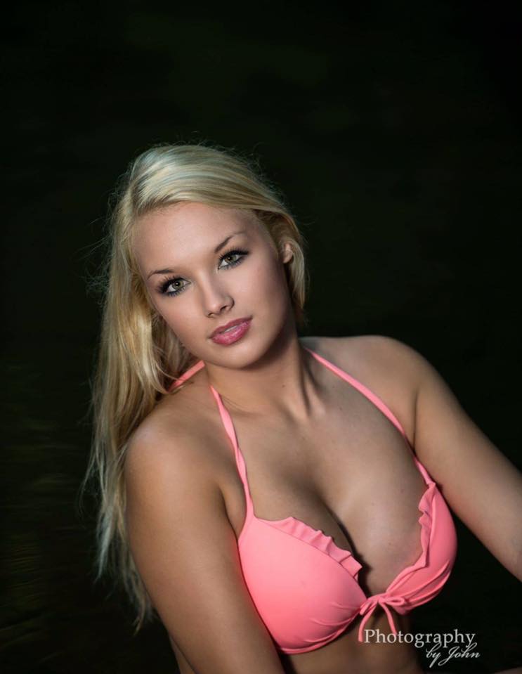 Mariah Alexis Vest in a bikini