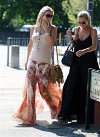 Alex Curran walking in Liverpool on July 14, 2011