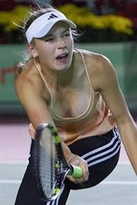 Shapely Tennis Beauty.