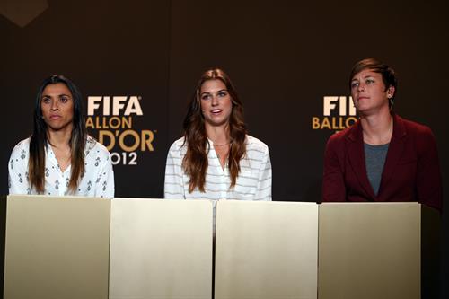 Alex Morgan FIFA Ballon d'Or Gala 2012, Jan 7, 2013 