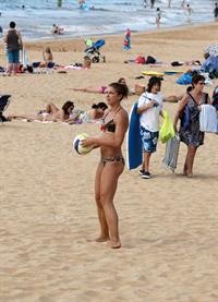Alex Morgan bikini candids in Hawaii 12/19/12 