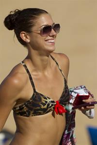 Alex Morgan bikini candids in Hawaii 12/19/12 