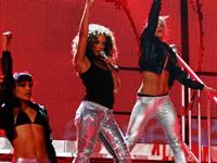 Alicia Keys performs live on stage at the Allstate Arena in Rosemont on March 3, 2010 
