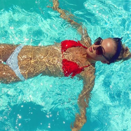 Selena Weber in a bikini