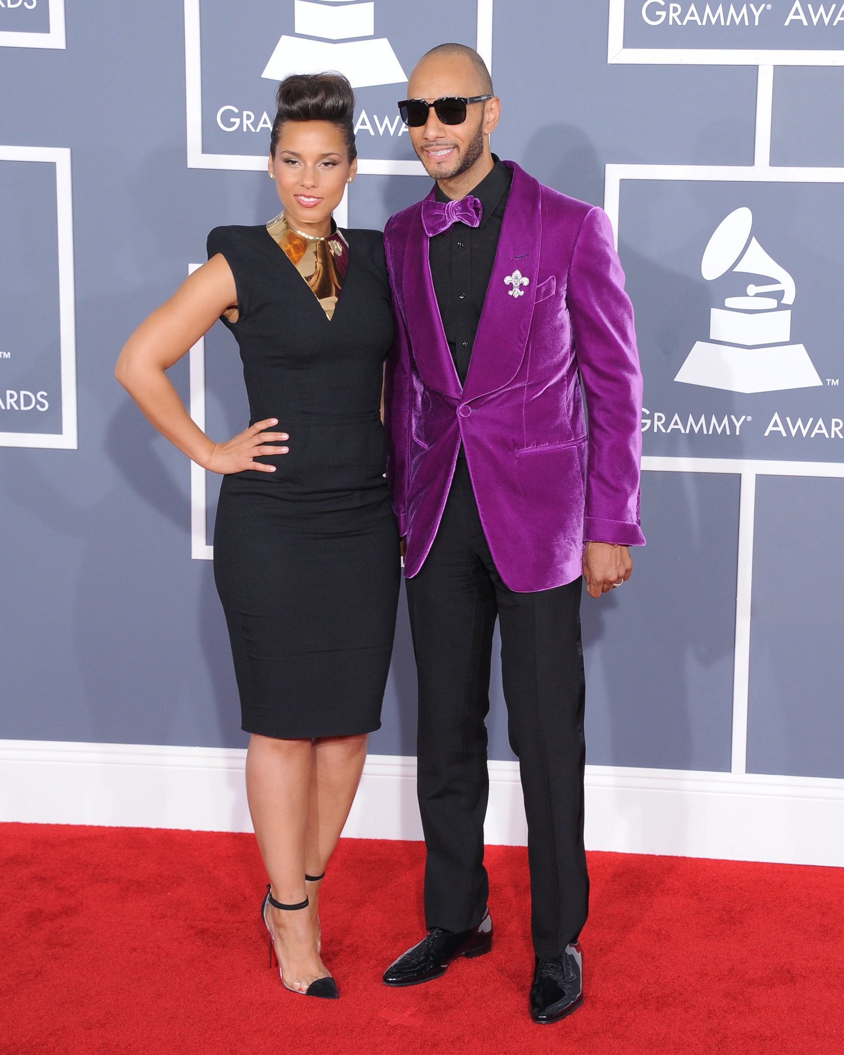 Alicia Keys attends the 54th annual Grammy Awards on February 12, 2012