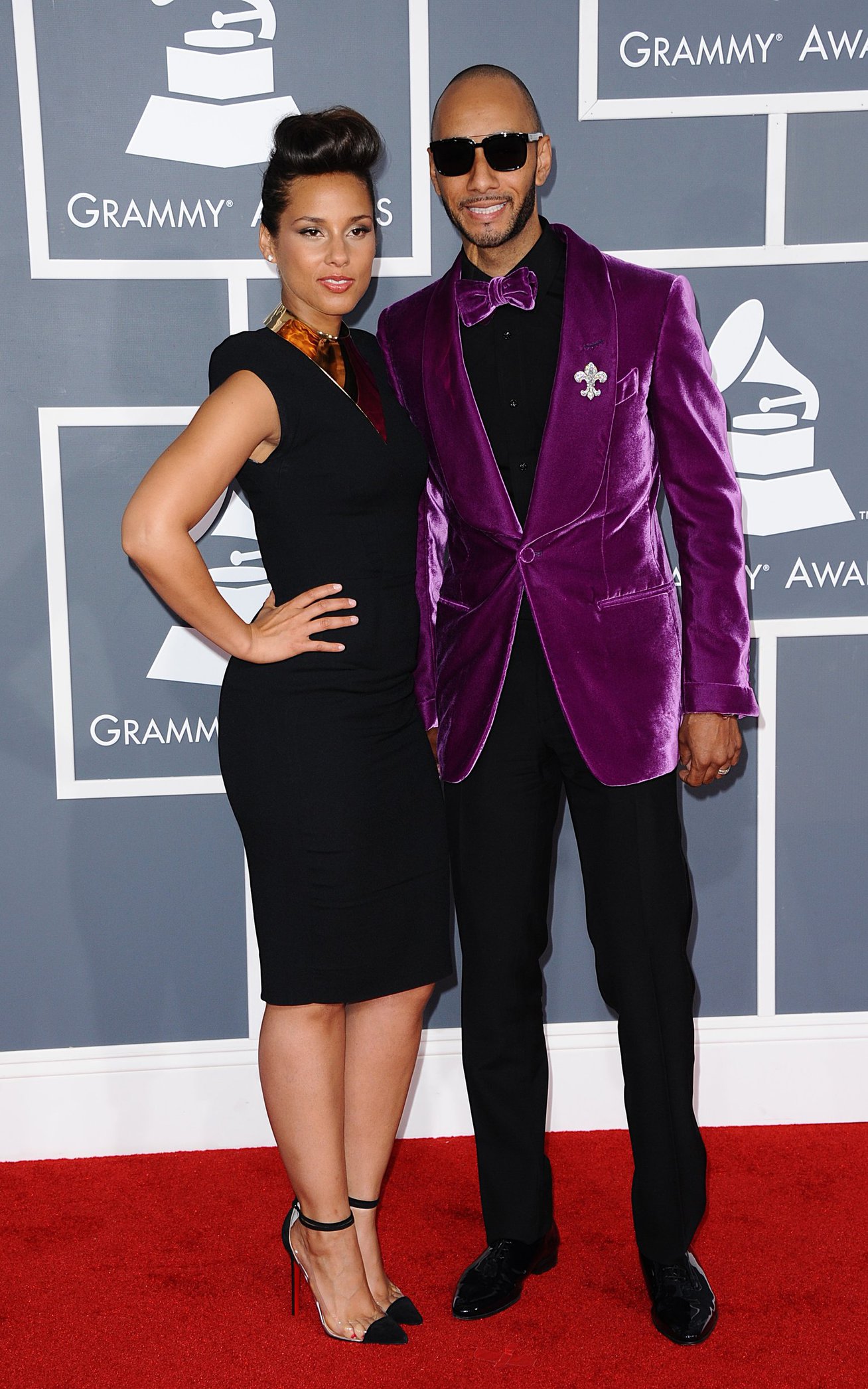 Alicia Keys attends the 54th annual Grammy Awards on February 12, 2012