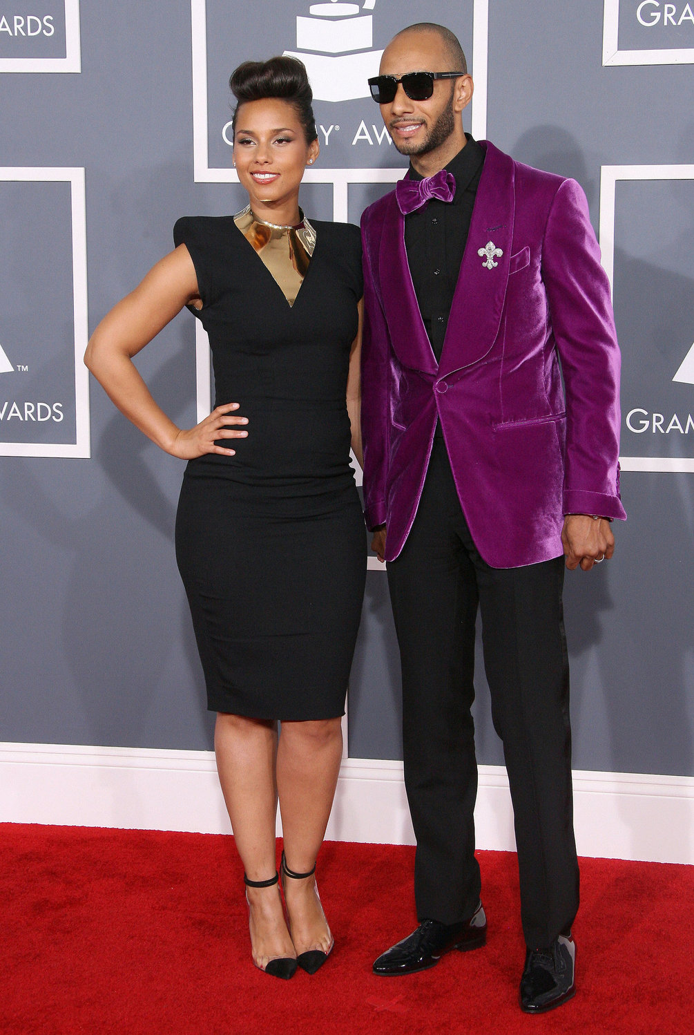 Alicia Keys attends the 54th annual Grammy Awards on February 12, 2012