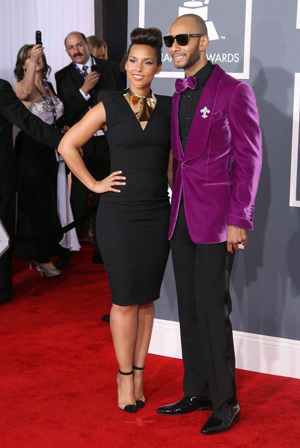 Alicia Keys attends the 54th annual Grammy Awards on February 12, 2012