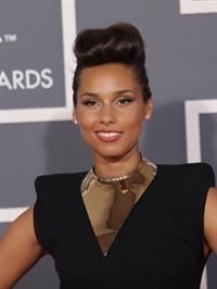 Alicia Keys attends the 54th annual Grammy Awards on February 12, 2012