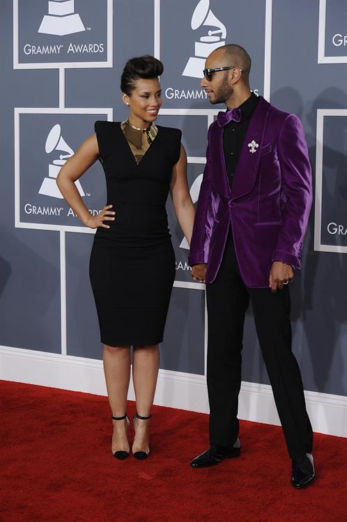Alicia Keys attends the 54th annual Grammy Awards on February 12, 2012