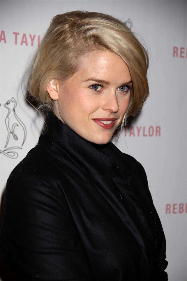 Alice Eve at the Rebecca Taylor store opening party in New York on March 23, 2011 