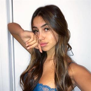 Claudia Tihan in lingerie