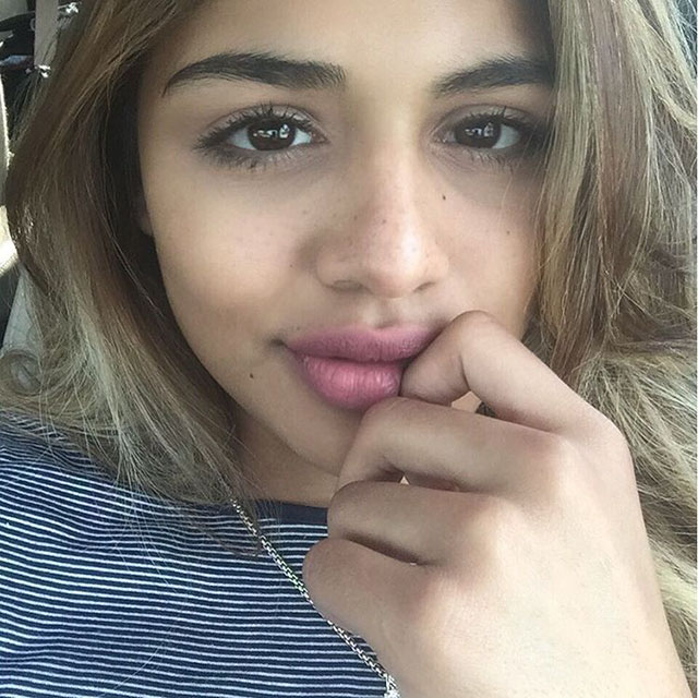 Gabriela Bandy taking a selfie