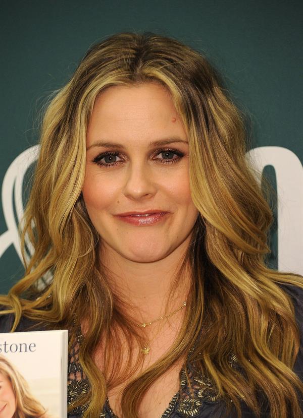 Alicia Silverstone book signing at Barnes and Noble in Los Angeles on March 15, 2011 