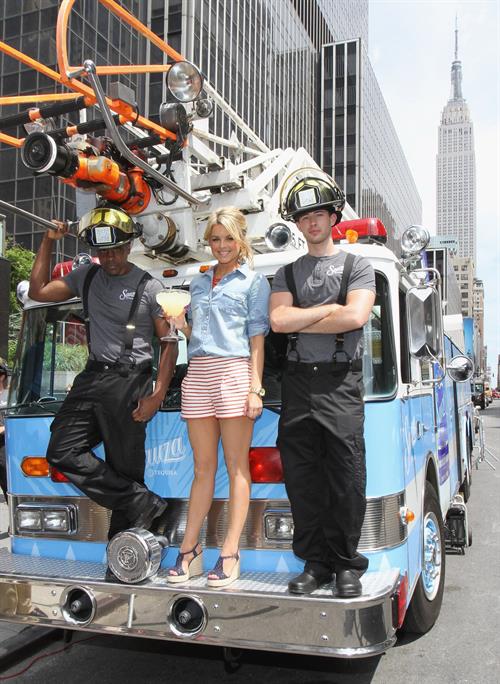 Ali Fedotowsky Sauza Tequila Make it with a Fireman launch event in New York City on June 18, 2012 