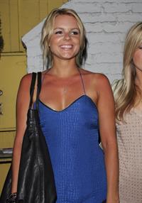 Ali Fedotowsky outside Dan Tanas restaurant in West Hollywood on June 30, 2010