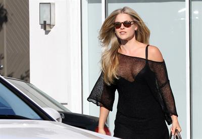 Ali Larter outside Byron and Tracey Salon Beverly Hills 12.07.11 
