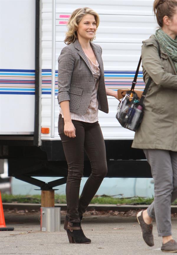 Ali Larter Filming 'You're Not You' in Los Angeles (November 15, 2012) 