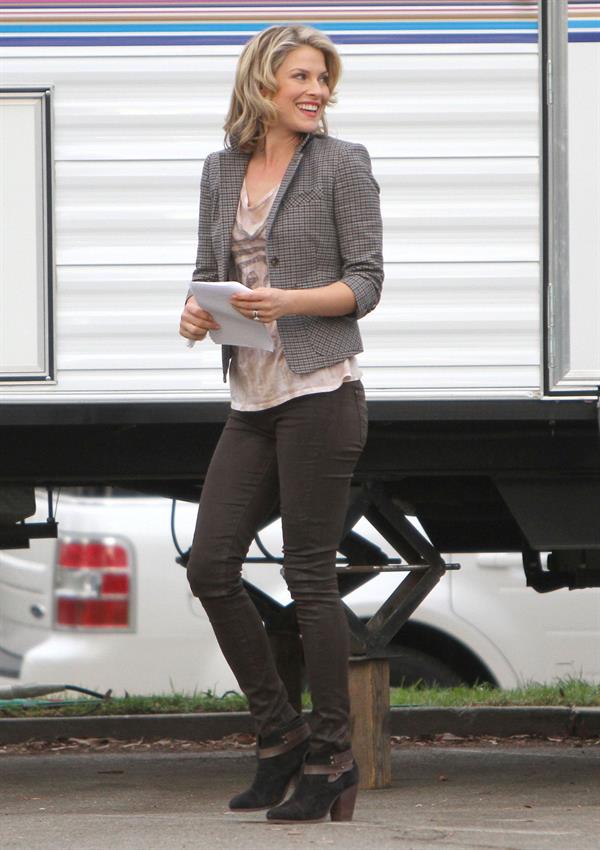 Ali Larter Filming 'You're Not You' in Los Angeles (November 15, 2012) 