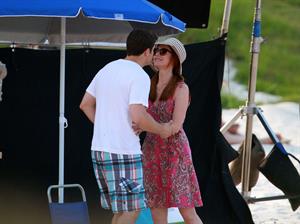 Alyson Hannigan on set American Reunion on July 23, 2011 
