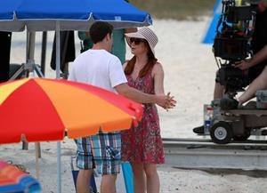Alyson Hannigan on set American Reunion on July 23, 2011 