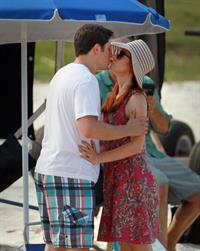 Alyson Hannigan on set American Reunion on July 23, 2011 