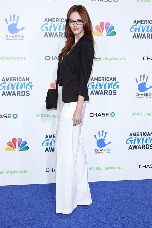 Alyssa Campanella American Giving Awards in Pasadena 12/7/12 