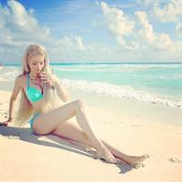 Valeria Lukyanova in a bikini