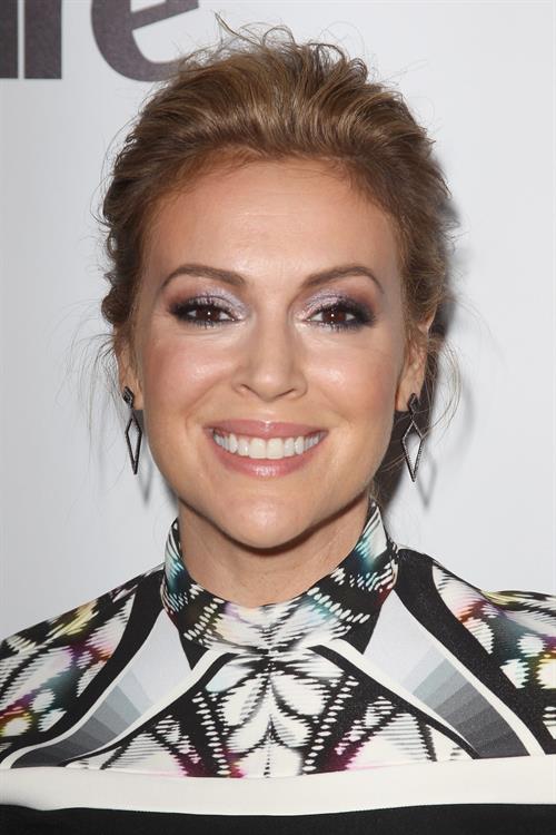 Alyssa Milano Project Runway All Stars Season 3 Premiere Party Hudson Hotel NY 22.10.1 