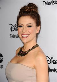 Alyssa Milano 2013 TCA Winter Press Tour - Disney ABC Television Group Red Carpet Gala (Jan 10, 2013) 