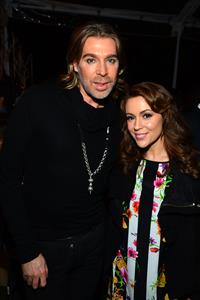 Alyssa Milano Chaz Dean's Holiday Party in Los Angeles (Dec 1, 2012) 