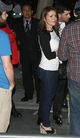 Alyssa Milano - At the LA Kings' game - June 11, 2012