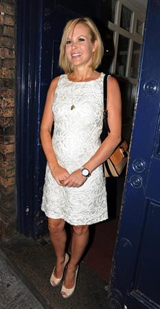 Amanda Holden Theatre Royal in London on August 25, 2011 
