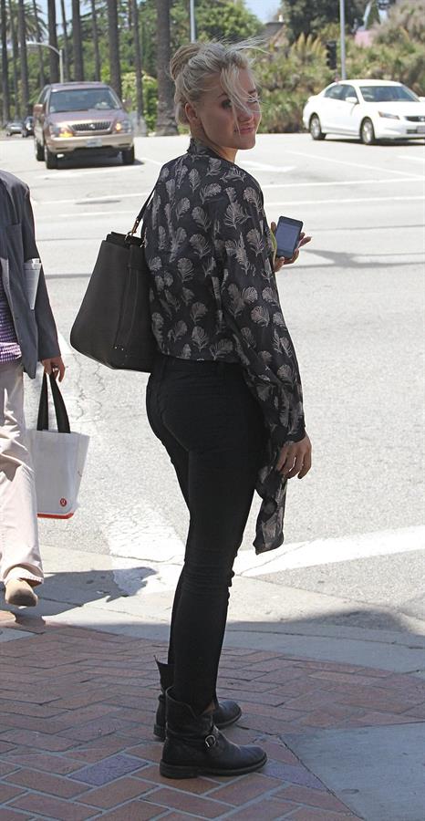 Amanda Michalka out about in Beverly Hills on May 9, 2012