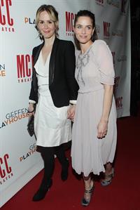 Amanda Peet at The Break of Noon opening night on November 22, 2010 