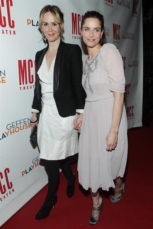 Amanda Peet at The Break of Noon opening night on November 22, 2010 