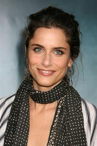 Amanda Peet at the Pineapple Express premiere in Westwood 