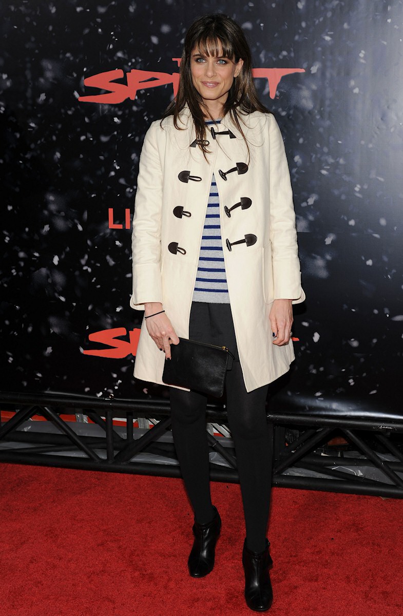 Amanda Peet the Spirit premiere in Los Angeles 