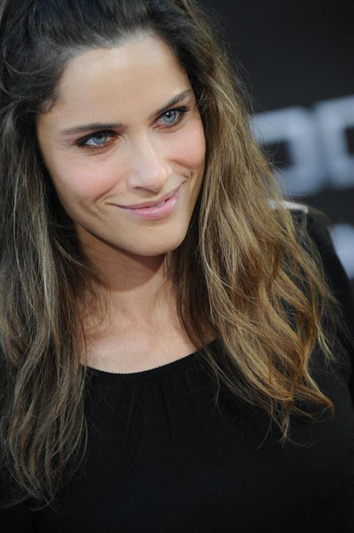 Amanda Peet at the premiere of Hancock 
